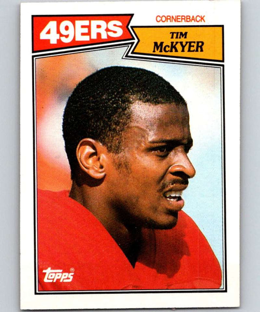 1987 Topps #121 Tim McKyer RC Rookie 49ers NFL Football