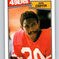 1987 Topps #122 Don Griffin RC Rookie 49ers NFL Football Image 1
