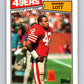 1987 Topps #123 Ronnie Lott 49ers NFL Football
