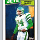 1987 Topps #129 Freeman McNeil NY Jets NFL Football Image 1