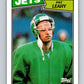 1987 Topps #134 Pat Leahy NY Jets NFL Football Image 1