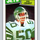 1987 Topps #138 Bob Crable NY Jets NFL Football
