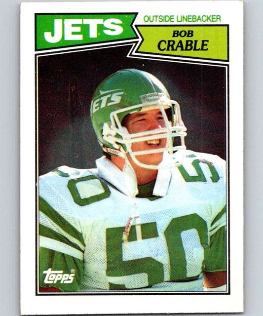 1987 Topps #138 Bob Crable NY Jets NFL Football