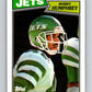1987 Topps #143 Bobby Humphrey NY Jets UER NFL Football Image 1