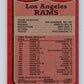 1987 Topps #144 Eric Dickerson LA Rams TL NFL Football Image 2