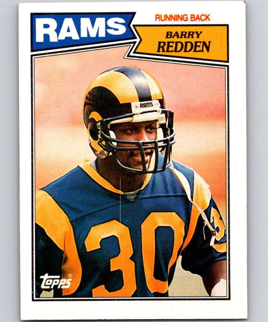 1987 Topps #147 Barry Redden LA Rams NFL Football Image 1