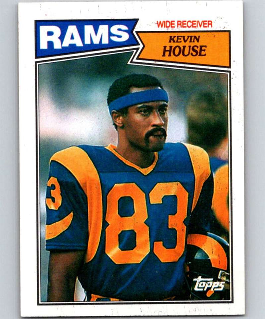 1987 Topps #149 Kevin House LA Rams NFL Football Image 1
