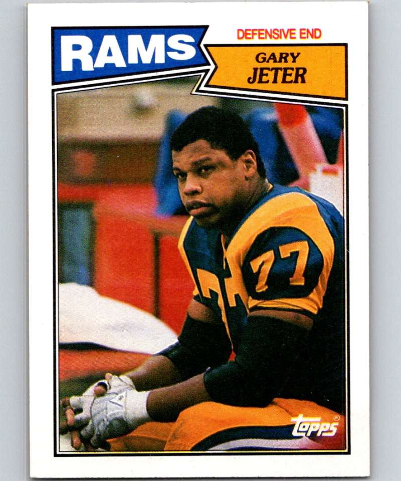 1987 Topps #154 Gary Jeter LA Rams NFL Football
