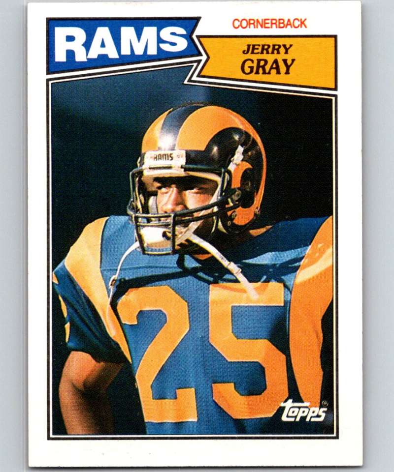 1987 Topps #157 Jerry Gray RC Rookie LA Rams NFL Football