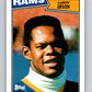 1987 Topps #158 LeRoy Irvin LA Rams NFL Football Image 1