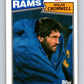 1987 Topps #159 Nolan Cromwell LA Rams NFL Football Image 1