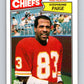 1987 Topps #162 Stephone Paige Chiefs NFL Football Image 1