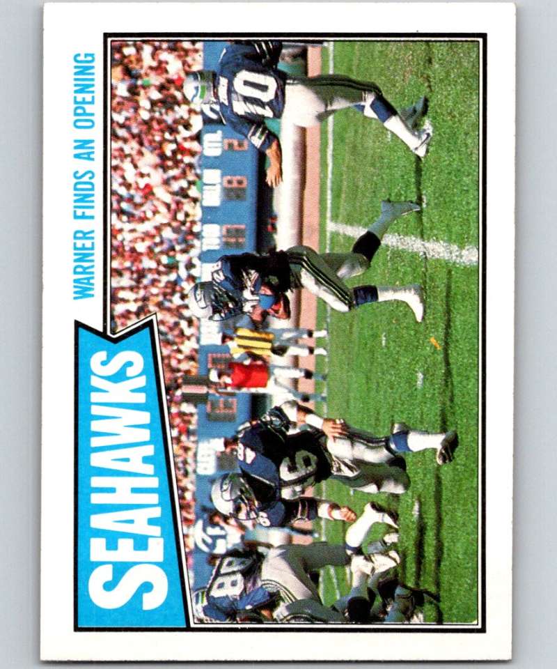 1987 Topps #172 Curt Warner Seahawks TL NFL Football Image 1