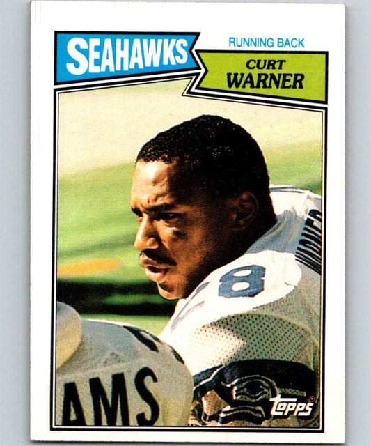 1987 Topps #174 Curt Warner Seahawks NFL Football Image 1