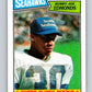 1987 Topps #176 Bobby Joe Edmonds RC Rookie Seahawks NFL Football Image 1