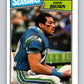 1987 Topps #182 Dave Brown Seahawks NFL Football Image 1
