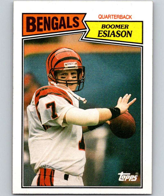 1987 Topps #185 Boomer Esiason Bengals NFL Football