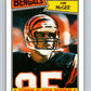 1987 Topps #190 Tim McGee RC Rookie Bengals NFL Football Image 1