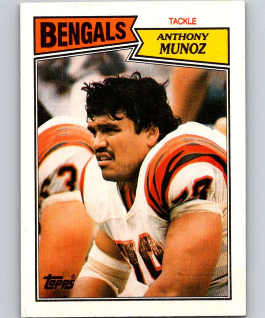1987 Topps #192 Anthony Munoz Bengals NFL Football Image 1