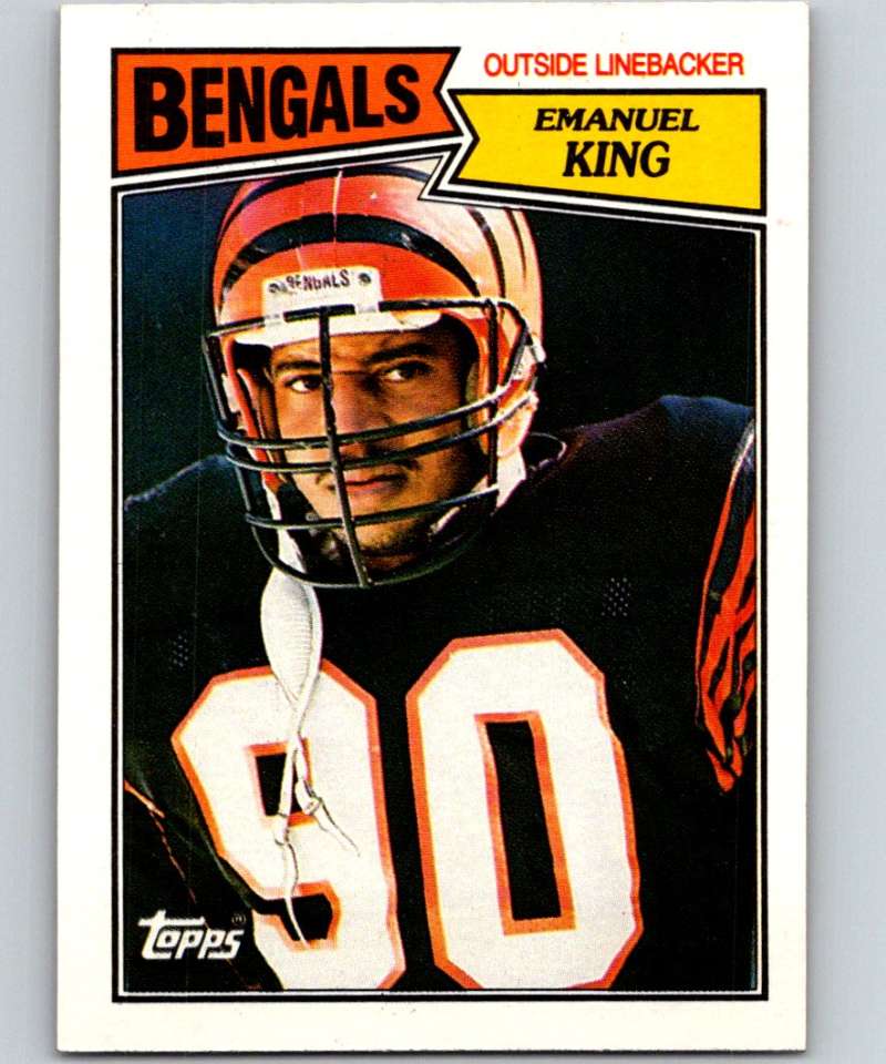 1987 Topps #196 Emanuel King Bengals NFL Football
