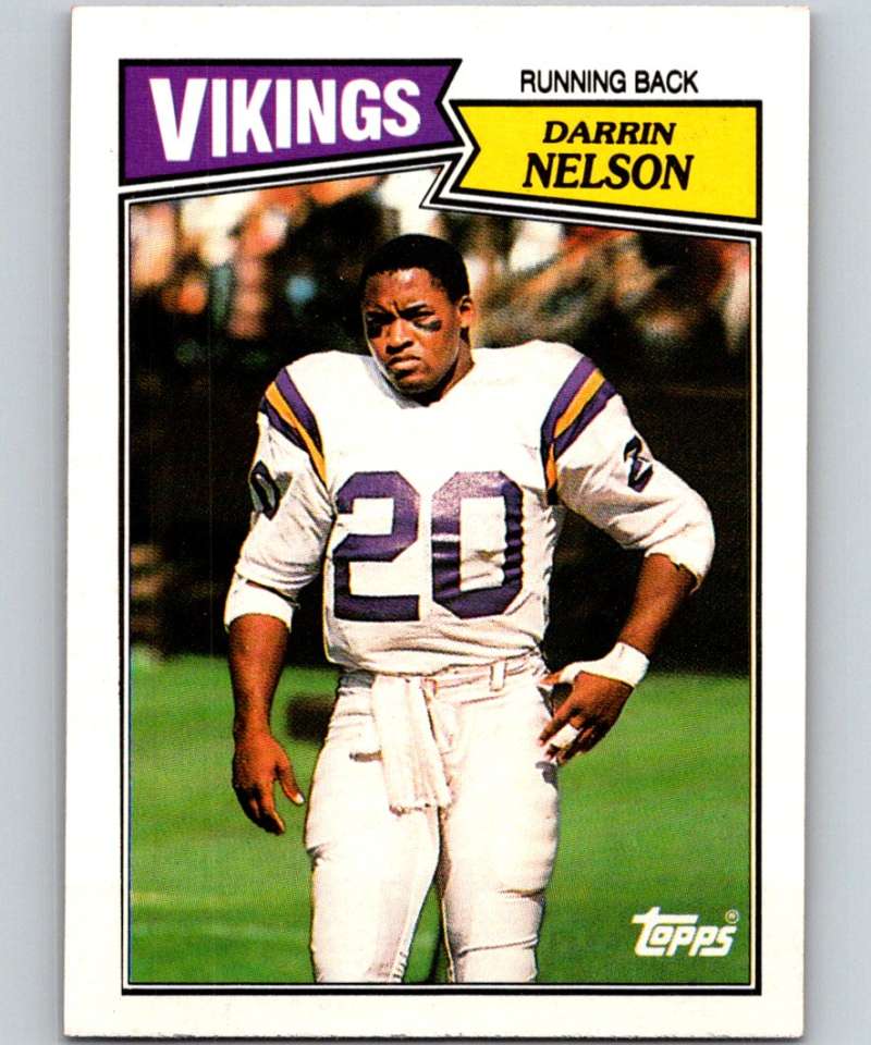 1987 Topps #200 Darrin Nelson Vikings NFL Football Image 1