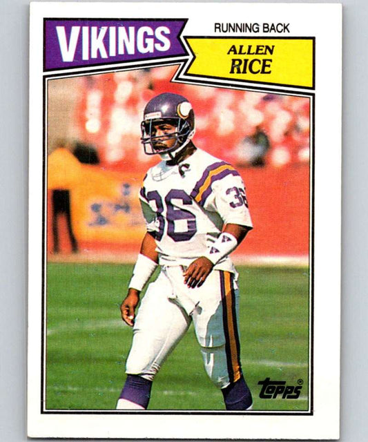 1987 Topps #201 Allen Rice Vikings NFL Football