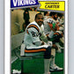 1987 Topps #202 Anthony Carter Vikings NFL Football