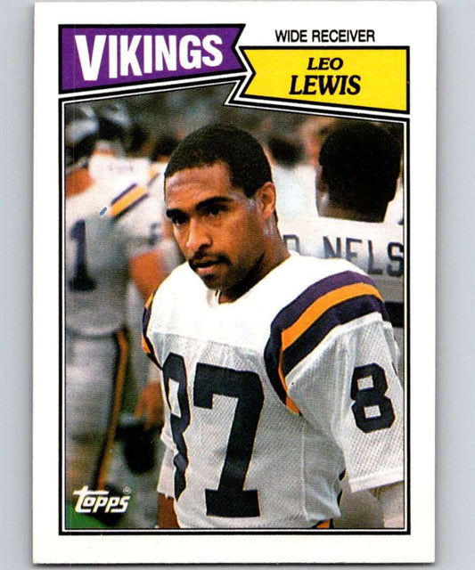 1987 Topps #203 Leo Lewis Vikings NFL Football