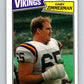 1987 Topps #207 Gary Zimmerman RC Rookie Vikings NFL Football