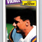 1987 Topps #211 Joey Browner Vikings NFL Football Image 1