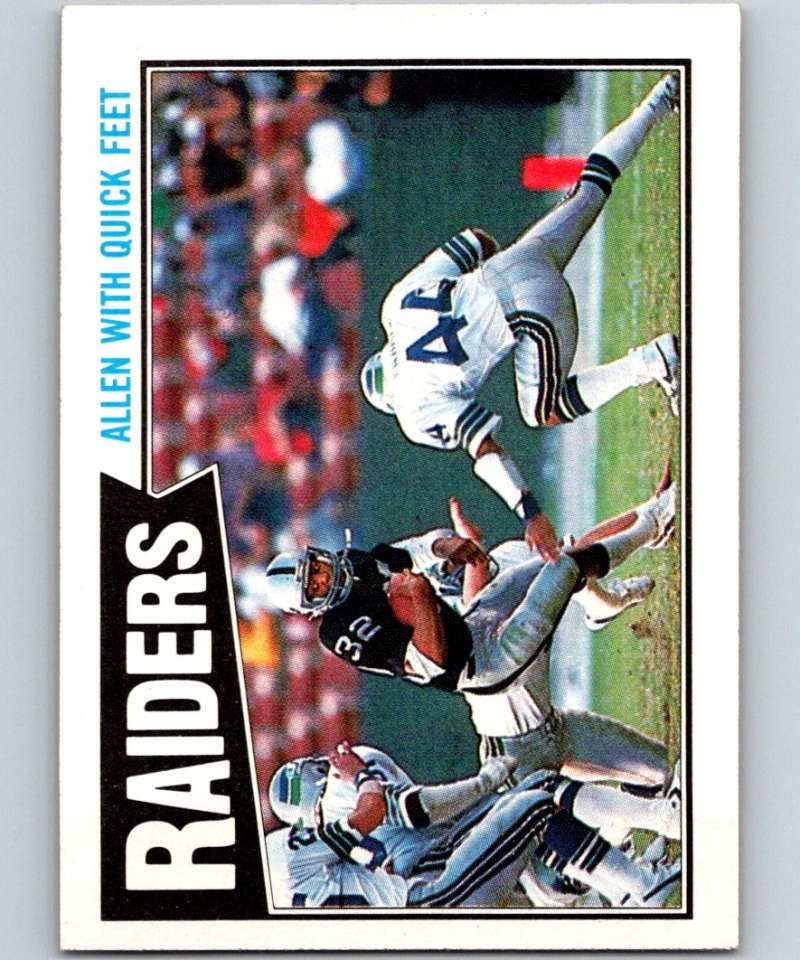 1987 Topps #213 Marcus Allen LA Raiders TL NFL Football