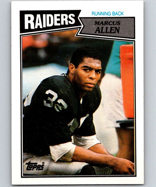 1987 Topps #215 Marcus Allen LA Raiders NFL Football