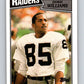 1987 Topps #217 Dokie Williams LA Raiders NFL Football Image 1