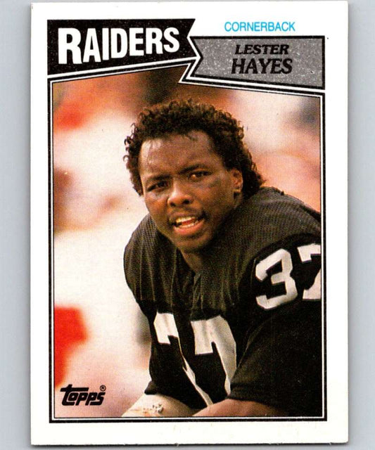 1987 Topps #223 Lester Hayes LA Raiders NFL Football Image 1