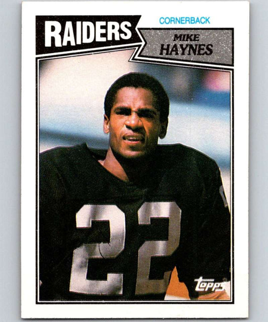 1987 Topps #224 Mike Haynes LA Raiders NFL Football