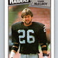 1987 Topps #225 Vann McElroy LA Raiders NFL Football Image 1