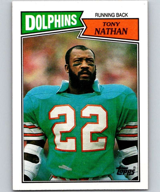 1987 Topps #235 Tony Nathan Dolphins NFL Football