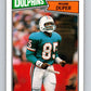 1987 Topps #236 Mark Duper Dolphins NFL Football