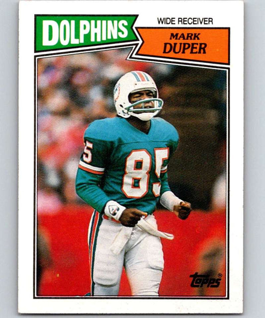 1987 Topps #236 Mark Duper Dolphins NFL Football