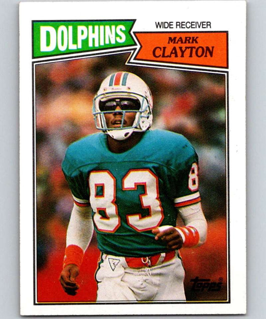 1987 Topps #237 Mark Clayton Dolphins NFL Football