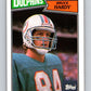 1987 Topps #239 Bruce Hardy Dolphins NFL Football