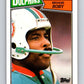 1987 Topps #240 Reggie Roby Dolphins NFL Football Image 1