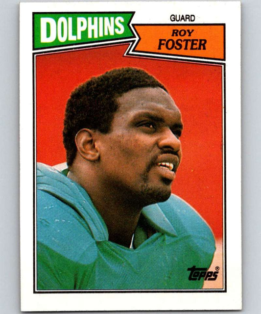 1987 Topps #241 Roy Foster Dolphins NFL Football Image 1