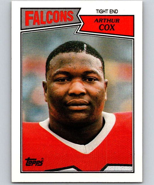 1987 Topps #253 Arthur Cox Falcons NFL Football Image 1