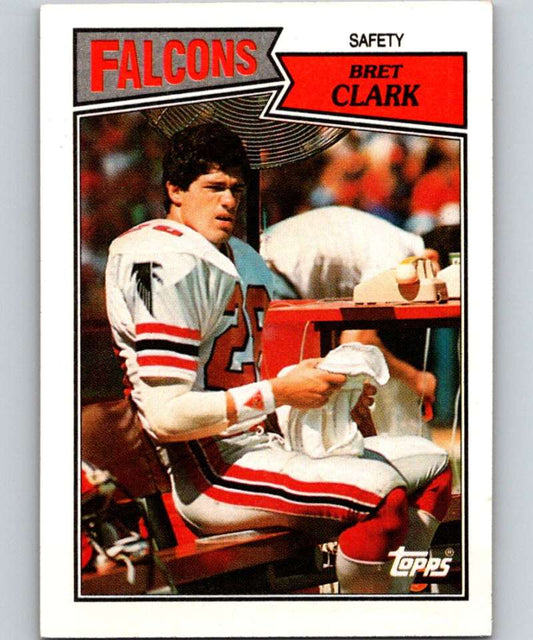 1987 Topps #258 Bret Clark Falcons NFL Football