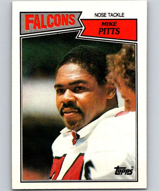 1987 Topps #259 Mike Pitts Falcons NFL Football