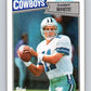 1987 Topps #261 Danny White Cowboys NFL Football