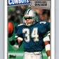 1987 Topps #264 Herschel Walker RC Rookie Cowboys NFL Football