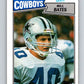 1987 Topps #270 Bill Bates Cowboys NFL Football Image 1