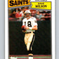 1987 Topps #273 Dave Wilson Saints NFL Football Image 1